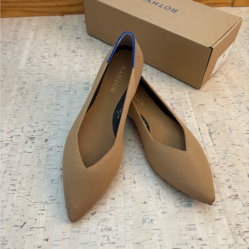 Brand new! Rothy’s The Pointe II in wren